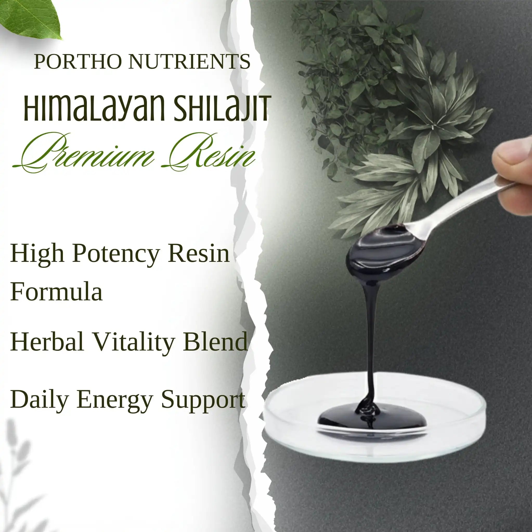 Pure Himalayan Shilajit Resin for Women — 78% Fulvic Acid, 85+ Minerals, 30g Secondary image